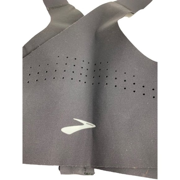 32C Brooks Dare Zip Racerback Running Sports Bra Front Zip S20 Style 350075 - Picture 10 of 10
